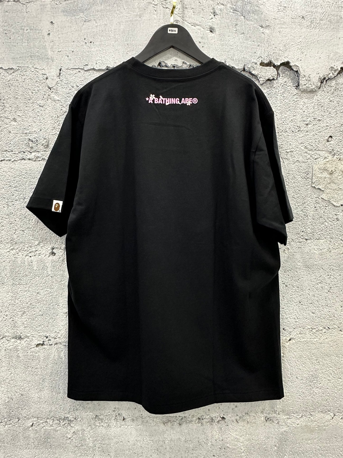 Bape Sakura Photo Ape Head Tee Black