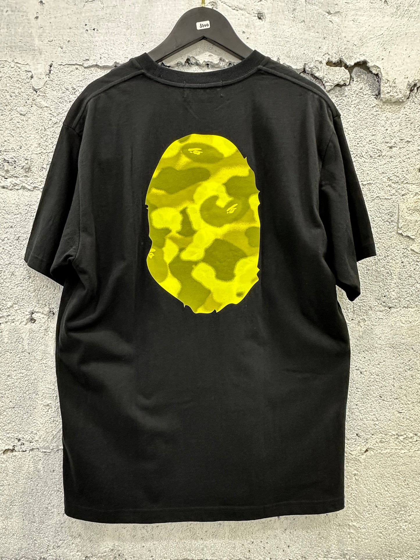 Radiation Camo Ape Head Tee Yellow Black