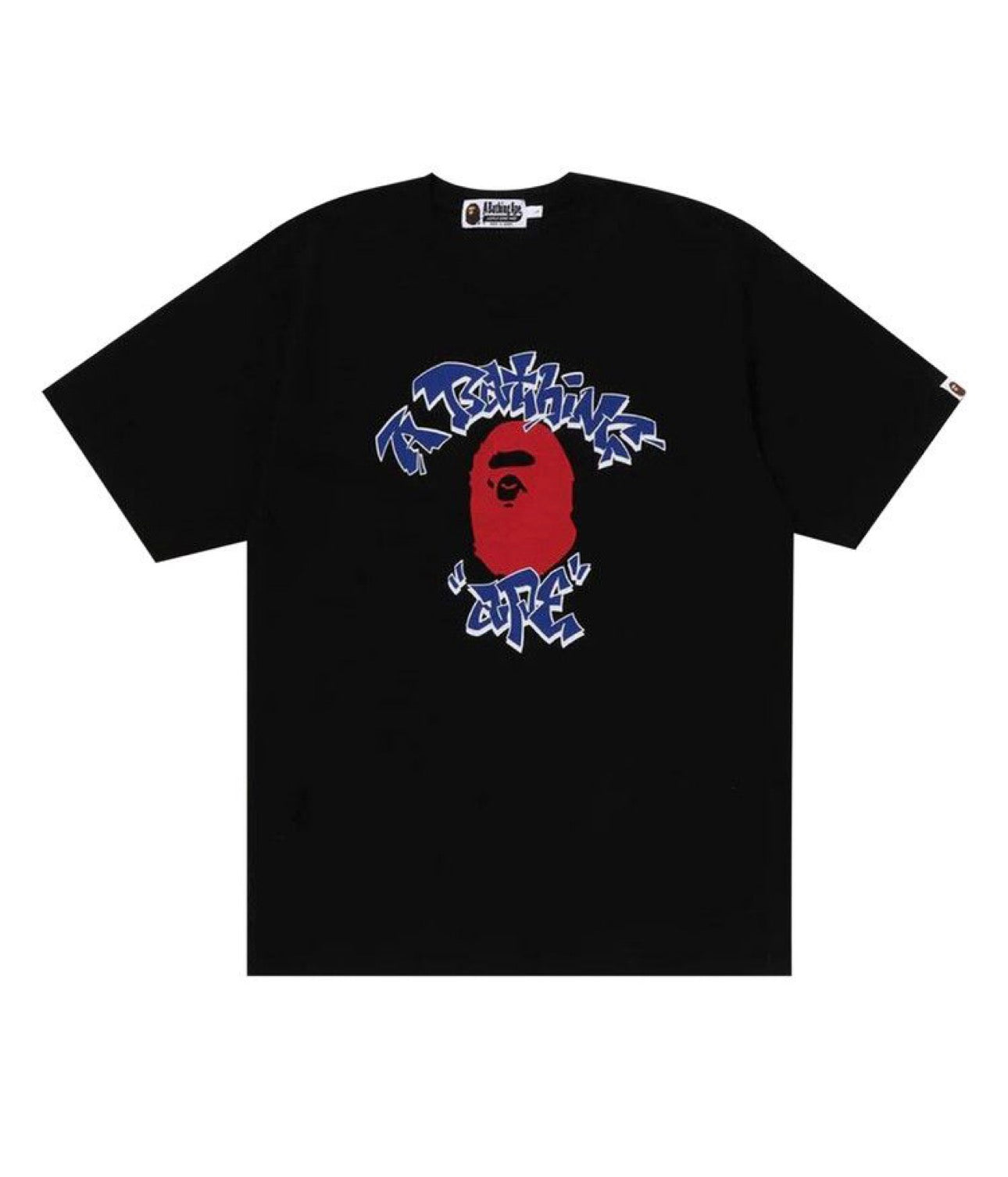 Bape Graffiti College Tee Black