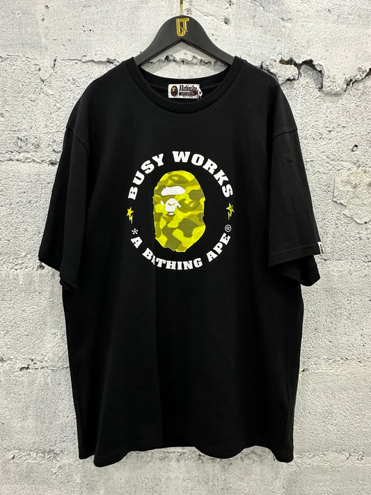 Radiation Camo Busy Work Tee Yellow Black