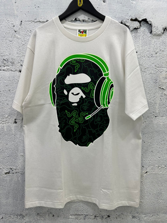 Bape x Razer Ape Head Tee White