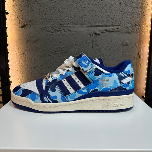 Bape x Adidas Forum Low 3th Anniversary Blue Camo