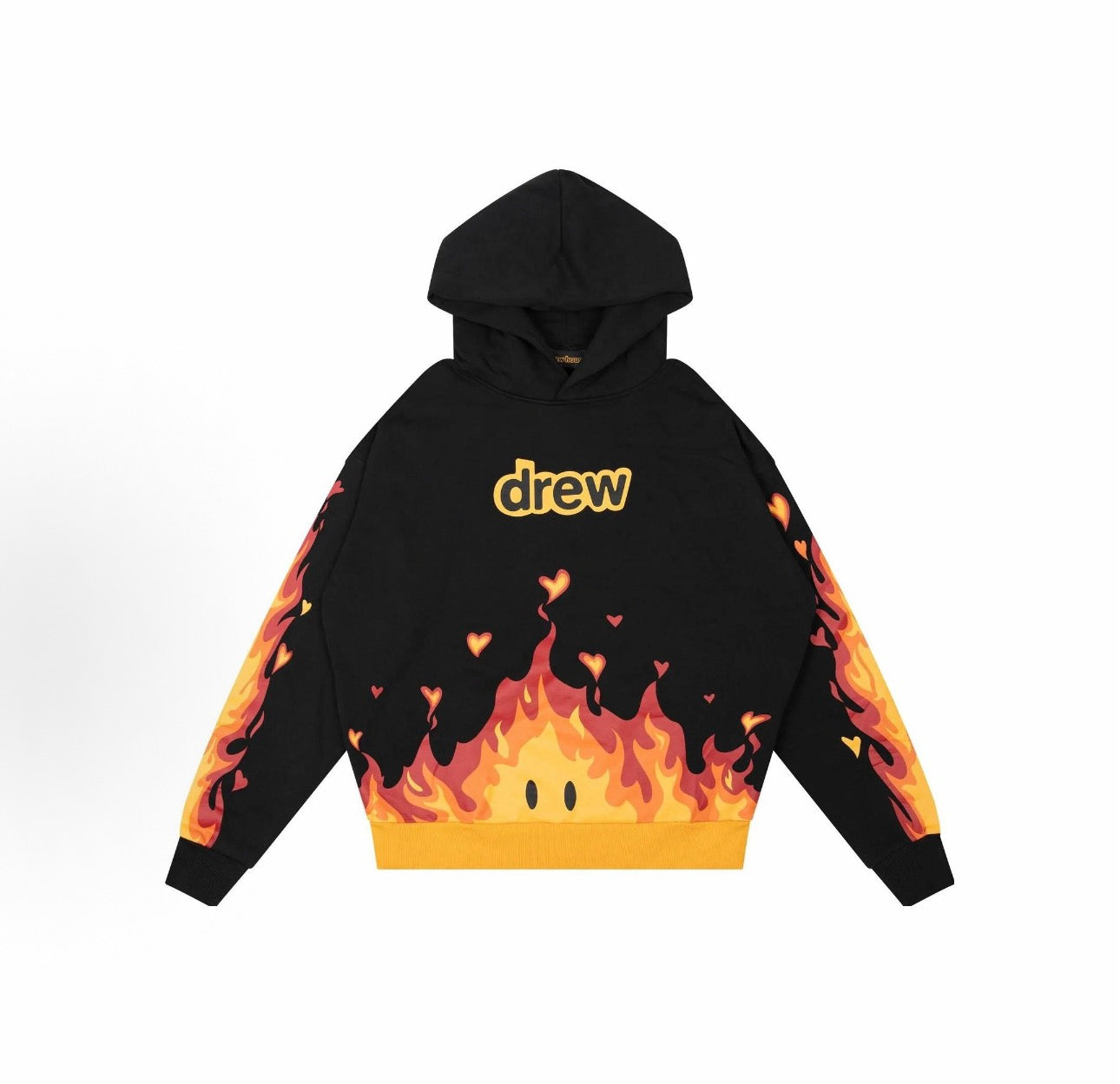 Drew House Fire Hoodie Black