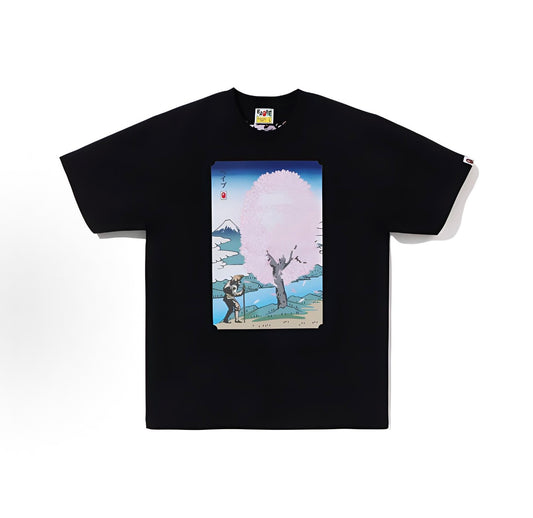 Bape Sakura Tee Black
