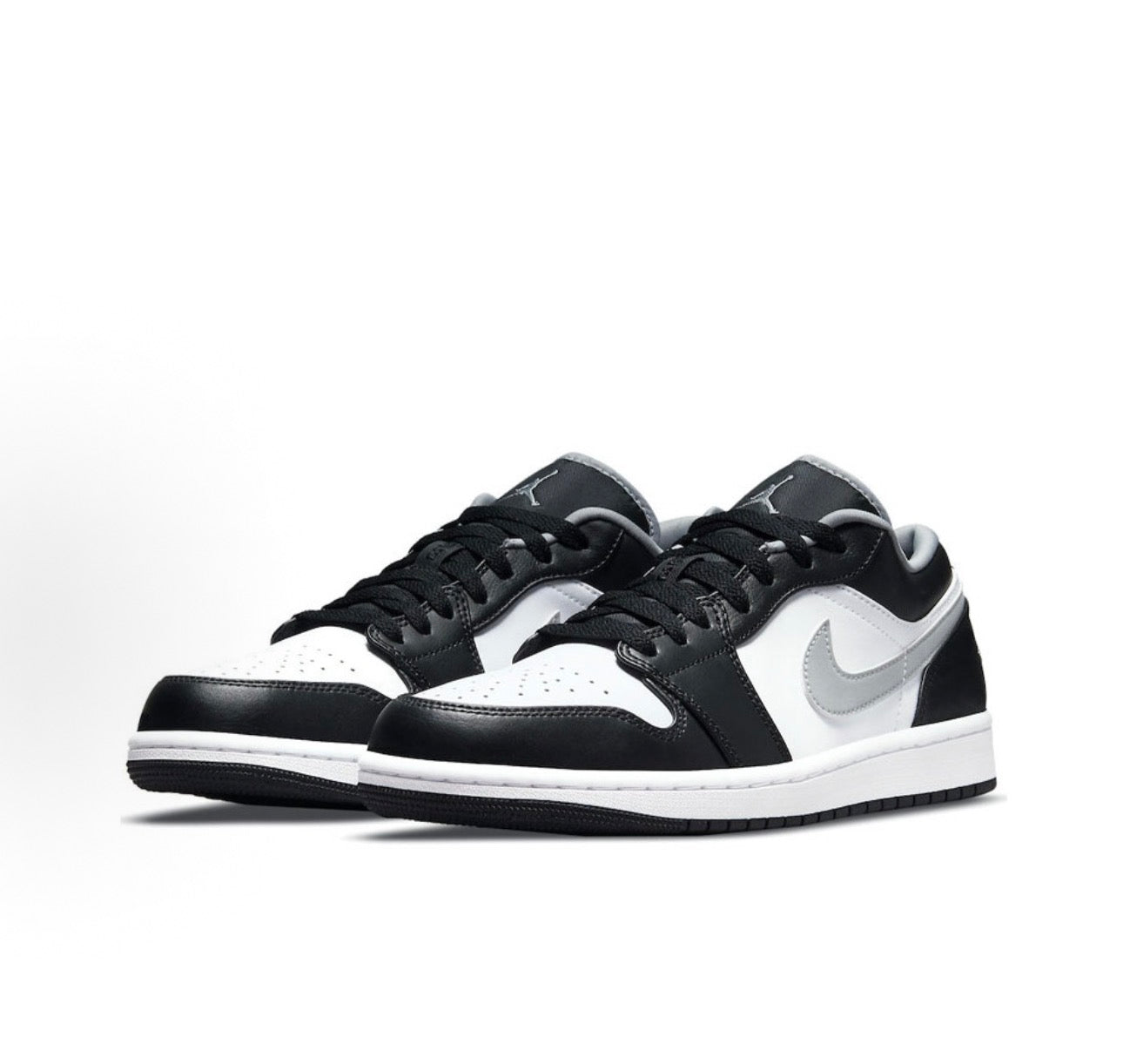 C-Jordan 1 Low Black White Grey