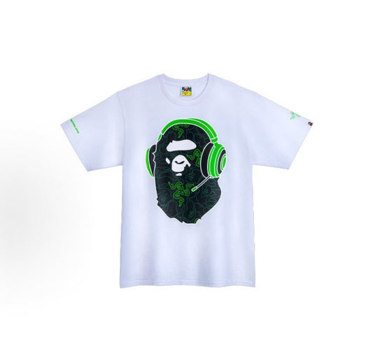 Bape x Razer Ape Head Tee White